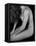 Female Nude Sitting with Face Covered by Long Hair-Winfred Evers-Framed Stretched Canvas