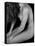 Female Nude Sitting with Face Covered by Long Hair-Winfred Evers-Stretched Canvas