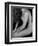 Female Nude Sitting with Face Covered by Long Hair-Winfred Evers-Framed Photographic Print