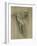 Female Nude Study (Chalk on Paper)-John Robert Dicksee-Framed Giclee Print