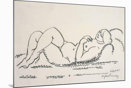 Female Nude; Weiblicher Akt, C.1912-Alexej Von Jawlensky-Mounted Giclee Print