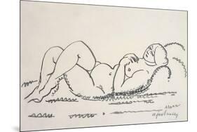 Female Nude; Weiblicher Akt, C.1912-Alexej Von Jawlensky-Mounted Giclee Print
