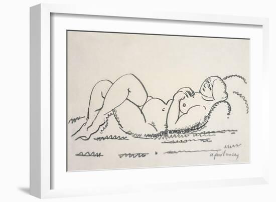 Female Nude; Weiblicher Akt, C.1912-Alexej Von Jawlensky-Framed Giclee Print