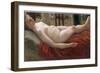 Female Nude (Wife of the artist)-B.M. Kustodiev-Framed Giclee Print