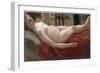 Female Nude (Wife of the artist)-B.M. Kustodiev-Framed Giclee Print