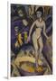 Female Nude with Badezuber; Weiblicher Akt Mit Badezuber-Ernst Ludwig Kirchner-Framed Giclee Print