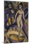 Female Nude with Badezuber; Weiblicher Akt Mit Badezuber-Ernst Ludwig Kirchner-Mounted Giclee Print