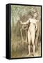 Female Nude with Death as a Skeleton, 1897-Armand Rassenfosse-Framed Stretched Canvas