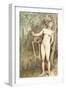 Female Nude with Death as a Skeleton, 1897-Armand Rassenfosse-Framed Giclee Print