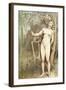 Female Nude with Death as a Skeleton, 1897-Armand Rassenfosse-Framed Giclee Print