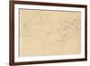 Female Nude with Hands Behind Head, 1914-Egon Schiele-Framed Giclee Print