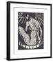 Female Nude-Ernst Ludwig Kirchner-Framed Premium Giclee Print