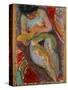 Female Nude-Ernst Ludwig Kirchner-Stretched Canvas