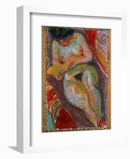 Female Nude-Ernst Ludwig Kirchner-Framed Giclee Print