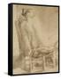 Female Nude-Rembrandt van Rijn-Framed Stretched Canvas