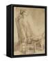 Female Nude-Rembrandt van Rijn-Framed Stretched Canvas