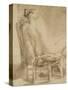 Female Nude-Rembrandt van Rijn-Stretched Canvas
