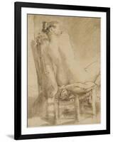 Female Nude-Rembrandt van Rijn-Framed Giclee Print