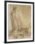 Female Nude-Rembrandt van Rijn-Framed Giclee Print