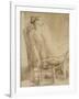 Female Nude-Rembrandt van Rijn-Framed Giclee Print