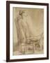 Female Nude-Rembrandt van Rijn-Framed Giclee Print