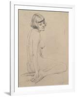 Female nude-Albert Williams-Framed Giclee Print