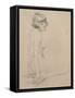 Female nude-Albert Williams-Framed Stretched Canvas
