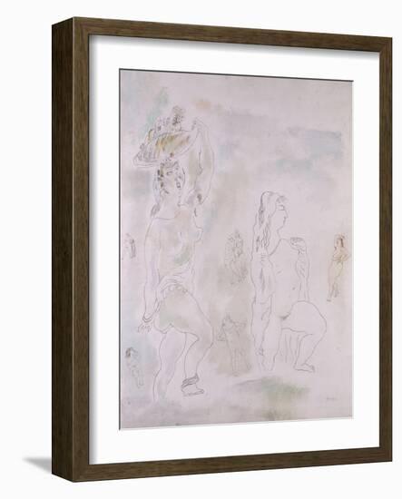 Female Nudes-Jules Pascin-Framed Giclee Print