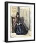 Female of the Christian Temperance Union (American Association of Alcoholism) Registering the Names-null-Framed Giclee Print