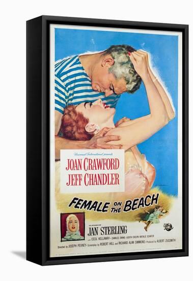 Female on the Beach, Jeff Chandler, Joan Crawford, Jan Sterling, 1955-null-Framed Stretched Canvas