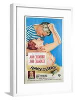 Female on the Beach, Jeff Chandler, Joan Crawford, Jan Sterling, 1955-null-Framed Art Print