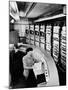 Female Operator at the Console of the 'Raydac', Raytheon Digital Automatic Computer, August 2, 1952-null-Mounted Photo