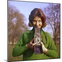 Female Photographer-null-Mounted Photographic Print