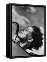 Female Pilot-null-Framed Stretched Canvas