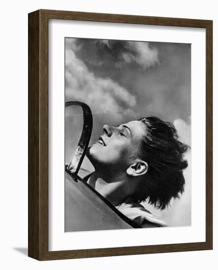 Female Pilot-null-Framed Photographic Print