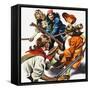 Female Pirates-Ron Embleton-Framed Stretched Canvas