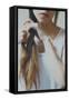 Female Plaiting Hair-Carolina Hernandez-Framed Stretched Canvas