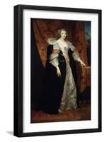 Female Portrait, 17th Century-Sir Anthony Van Dyck-Framed Giclee Print