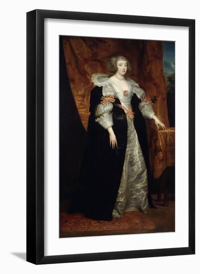 Female Portrait, 17th Century-Sir Anthony Van Dyck-Framed Giclee Print