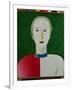 Female Portrait, 1928-32-Kasimir Malevich-Framed Giclee Print