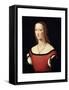 Female Portrait, C1500-C1506-Lorenzo Costa-Framed Stretched Canvas