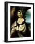 Female Portrait, C1518-Correggio-Framed Giclee Print