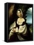 Female Portrait, C1518-Correggio-Framed Stretched Canvas