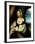 Female Portrait, C1518-Correggio-Framed Giclee Print