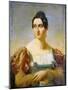 Female Portrait, Early 19th Century-null-Mounted Giclee Print