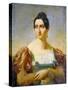 Female Portrait, Early 19th Century-null-Stretched Canvas