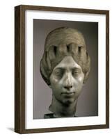 Female Portrait Head (The Syrian Woma), 160-170-null-Framed Photographic Print