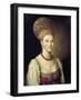 Female Portrait in Russian Dress, 1784-Ivan Argunov-Framed Giclee Print