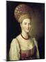 Female Portrait in Russian Dress, 1784-Ivan Argunov-Mounted Giclee Print