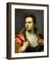 Female Portrait, Prolonged-Jacopo Robusti Tintoretto-Framed Giclee Print